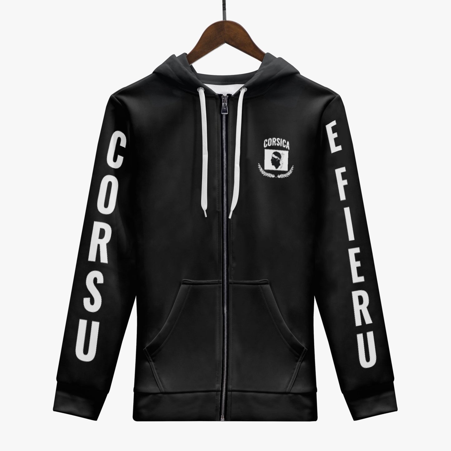 Veste à capuche zippé Corsica - Corsu e fieru