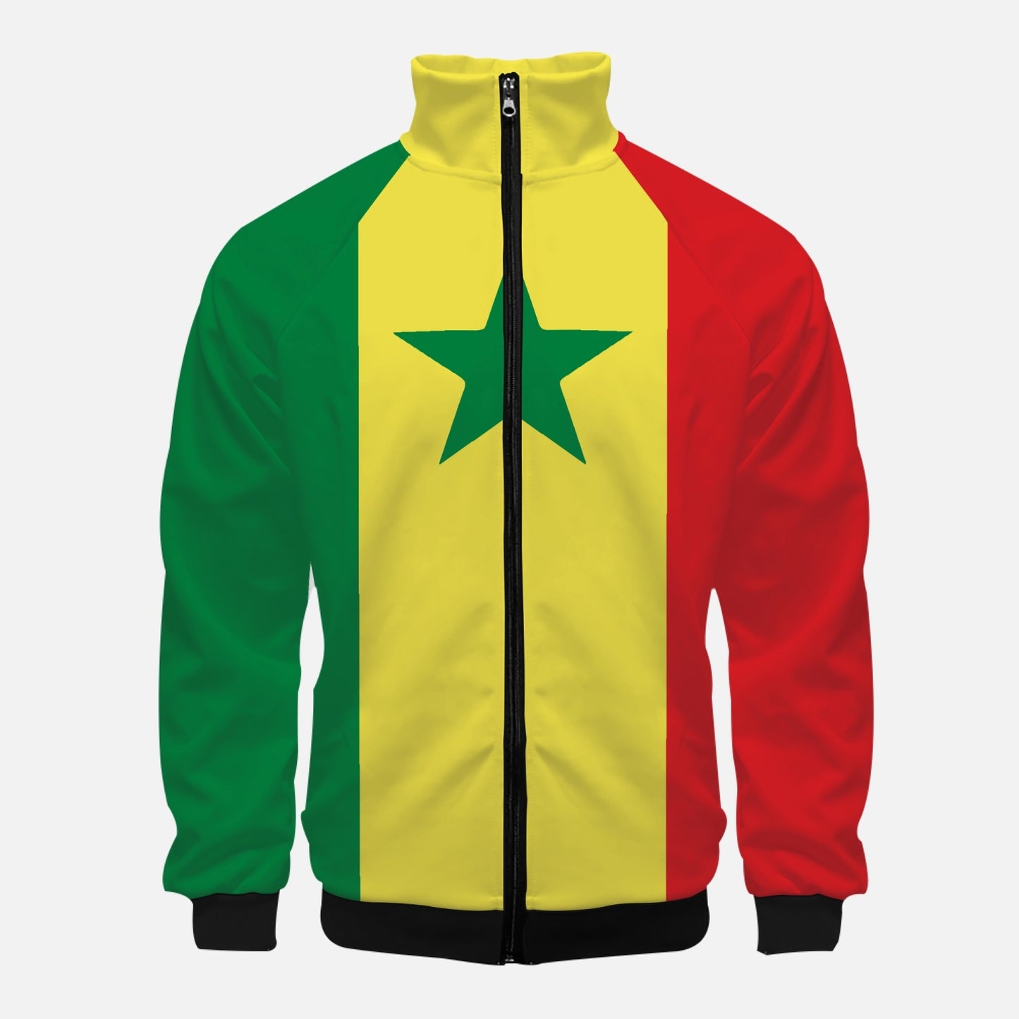 Sweat Sénégal zip col montant