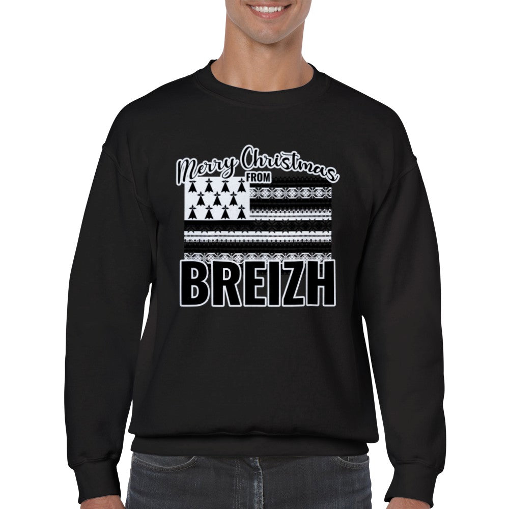 Sweat de Noël Breizh - PERSONNALISABLE