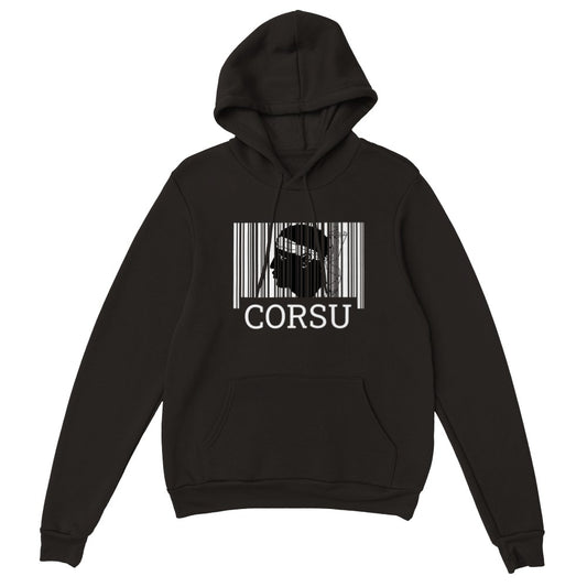 Sweat à capuche Corsu code barre