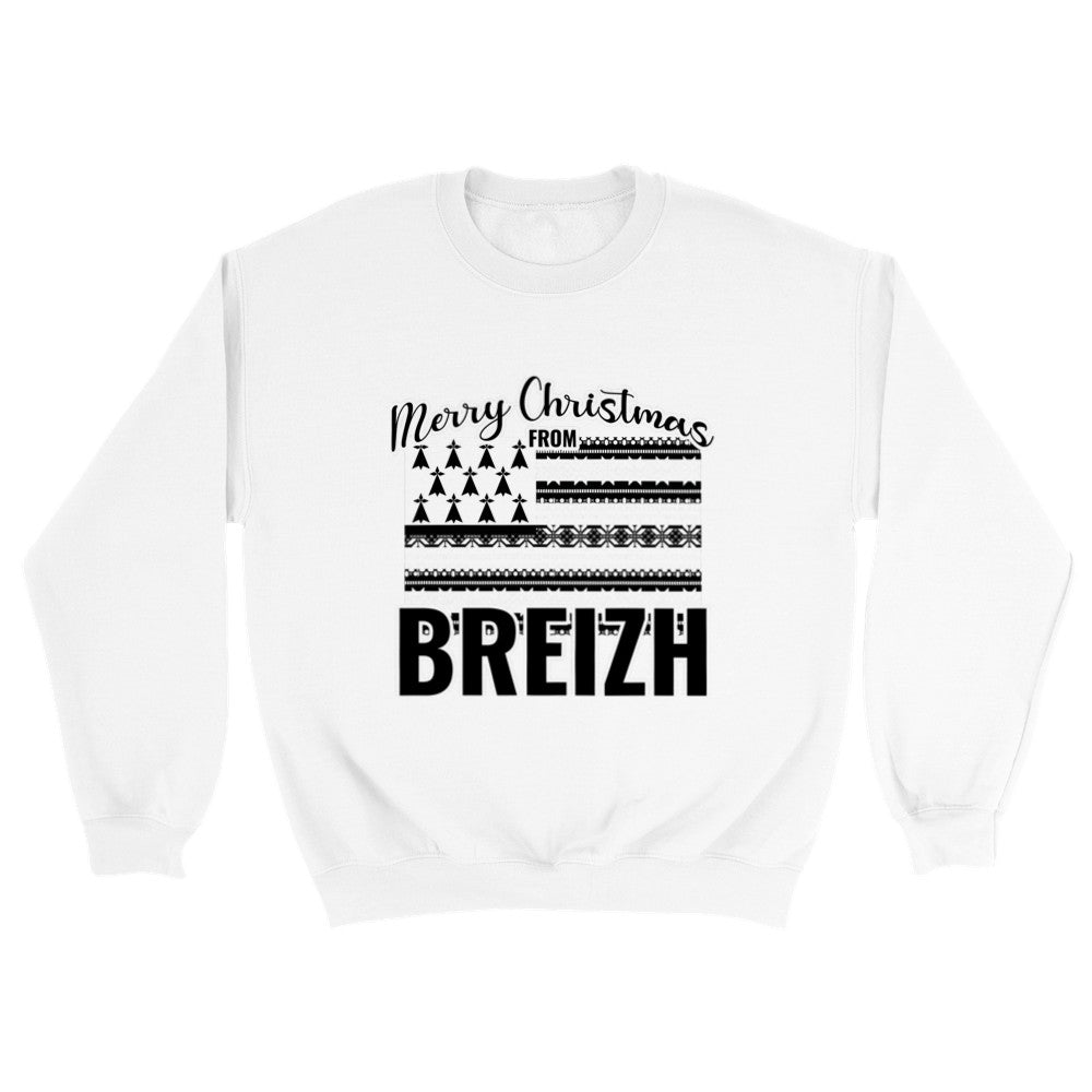 Sweat de Noël Breizh - PERSONNALISABLE