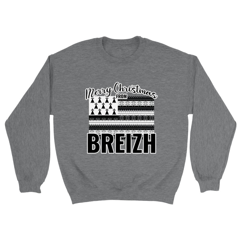 Sweat de Noël Breizh - PERSONNALISABLE