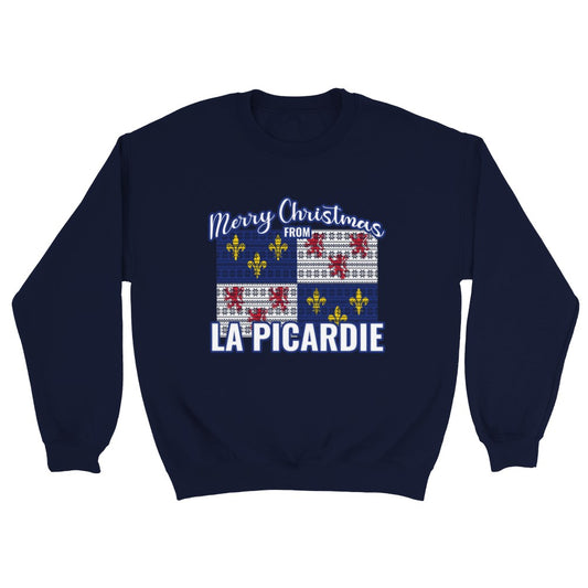 Sweat de Noël Picardie - PERSONNALISABLE